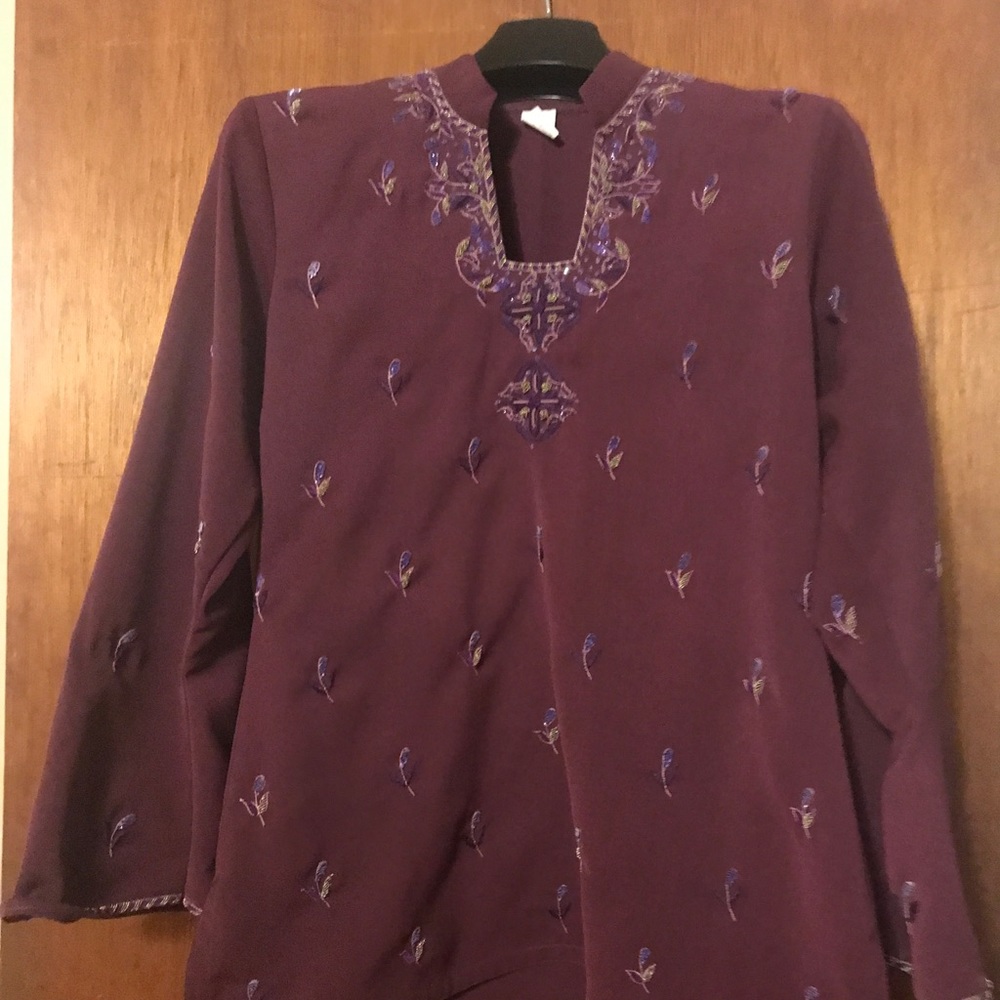 FALL SALE Hand beaded tunic from Pakistan NWOT